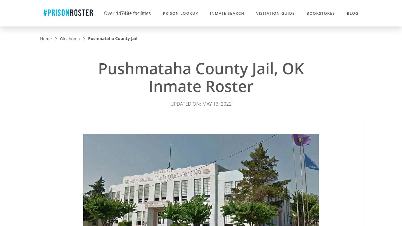 Pushmataha County Jail, OK Inmate Roster